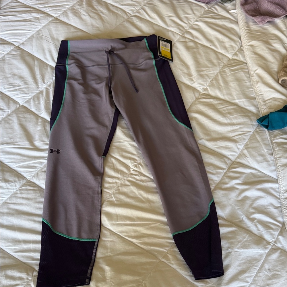 Under Armour Purple, teals, purple-gray  Leggings